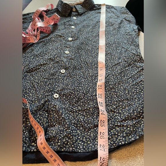 Level Ten Floral Print Long Sleeve Button Down Shirt Size Medium - Picture 9 of 10